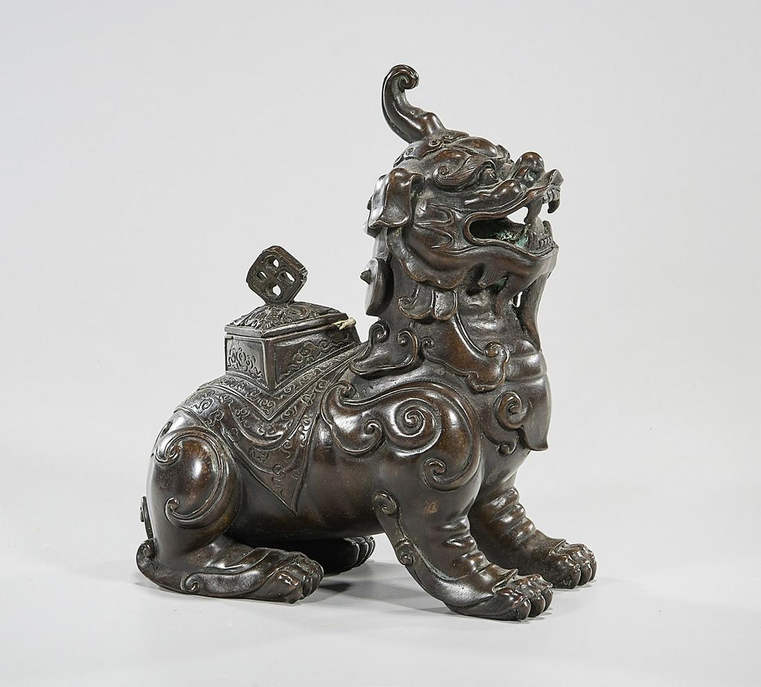 Chinese Bronze Beast Form Censer (1 of 6)