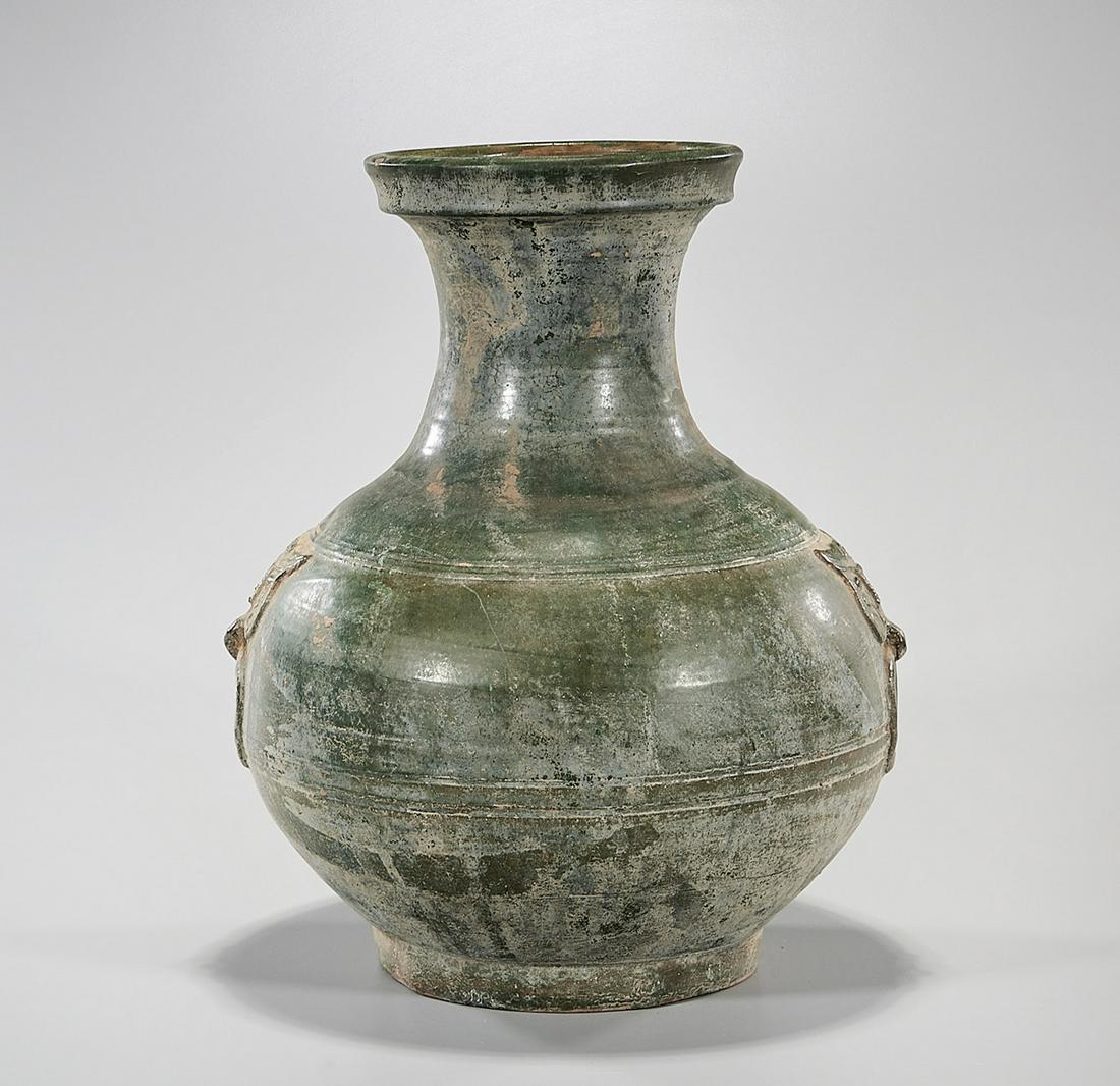 Chinese Glazed Ceramic Vase (1 of 5)