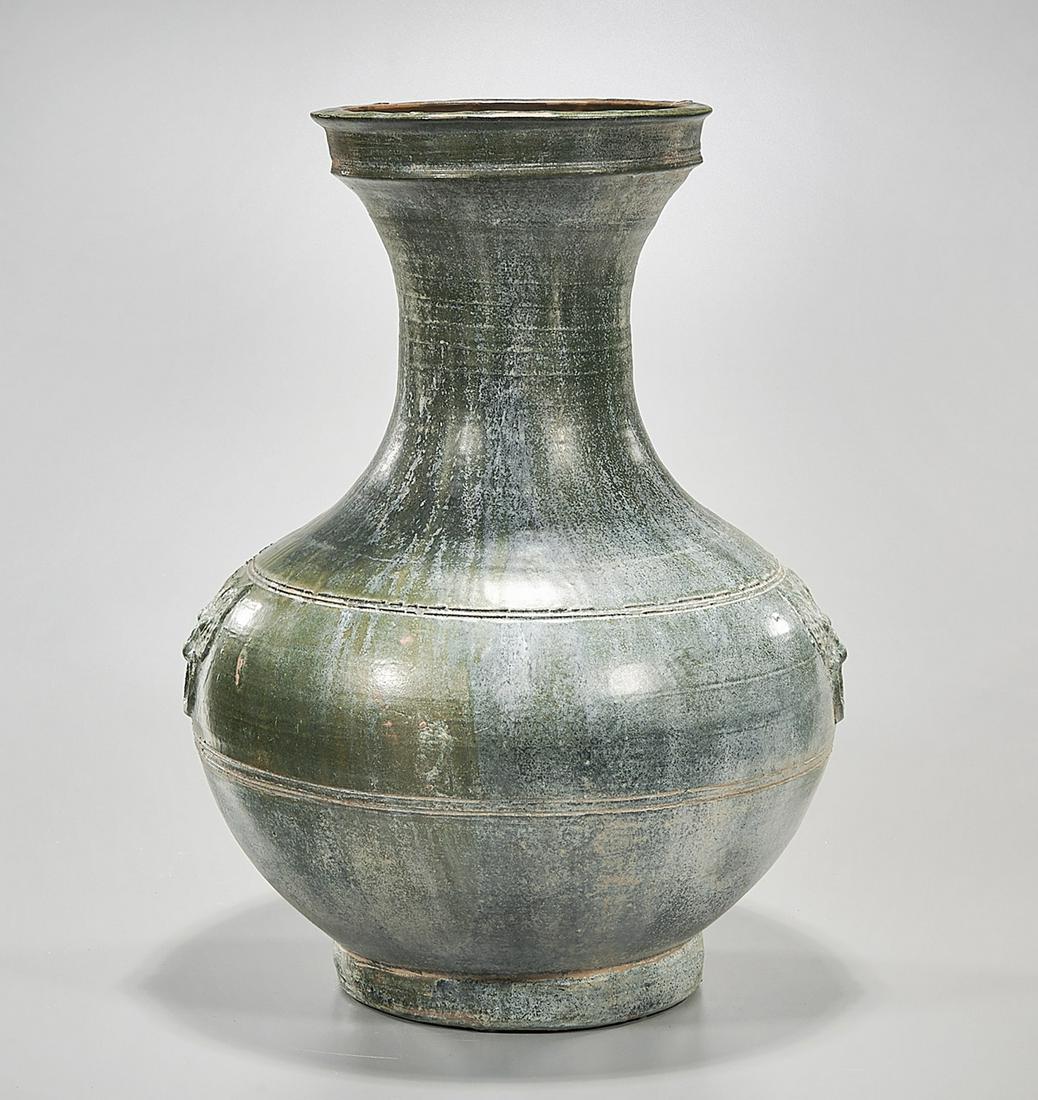 Chinese Green Glazed Han-Style Pottery Vase (1 of 5)