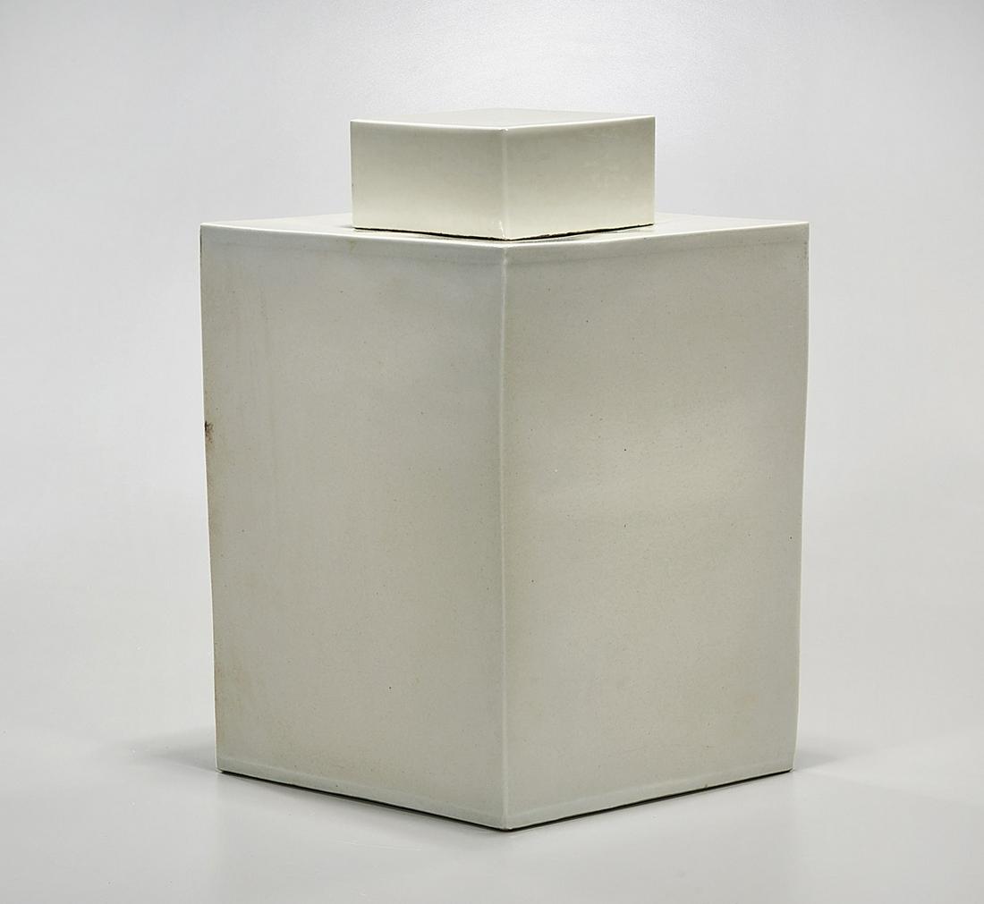 Chinese Glazed Porcelain Diamond Vase (1 of 4)