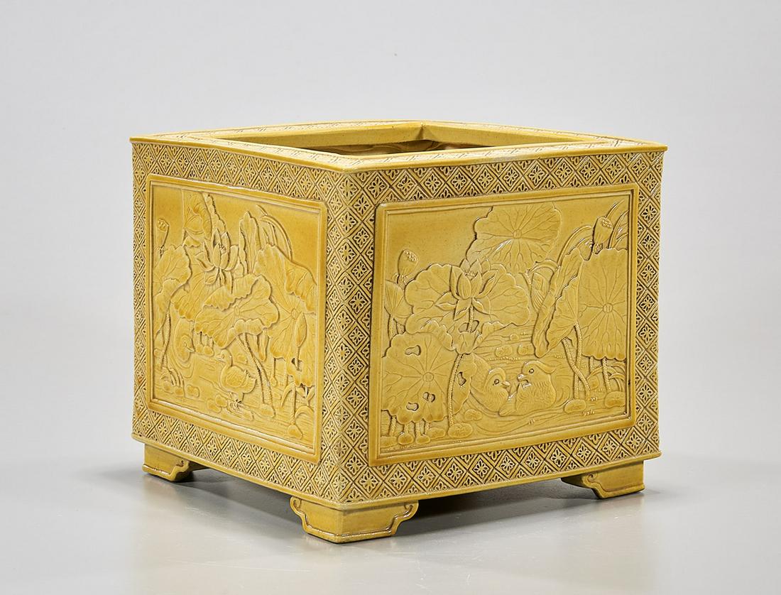 Chinese Glazed Porcelain Planter (1 of 6)