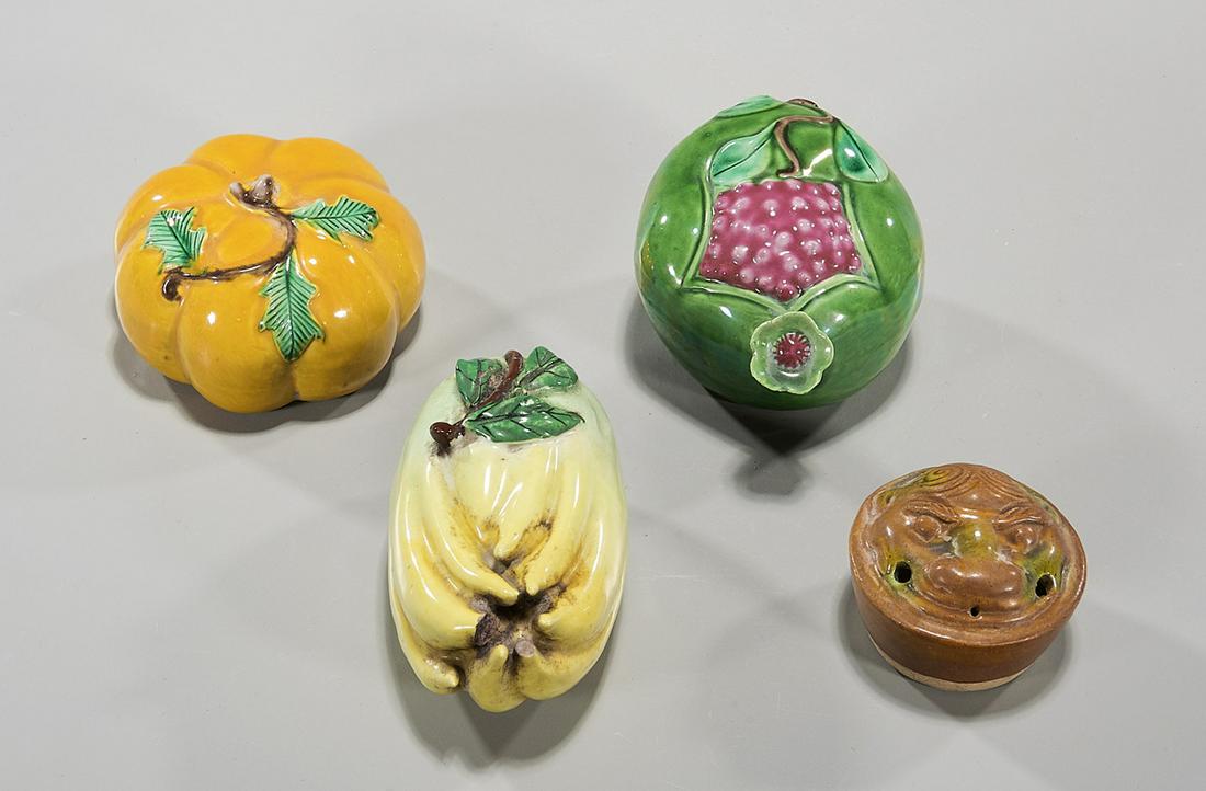 Group of Four Chinese Enameled Porcelain Water Droppers (1 of 7)