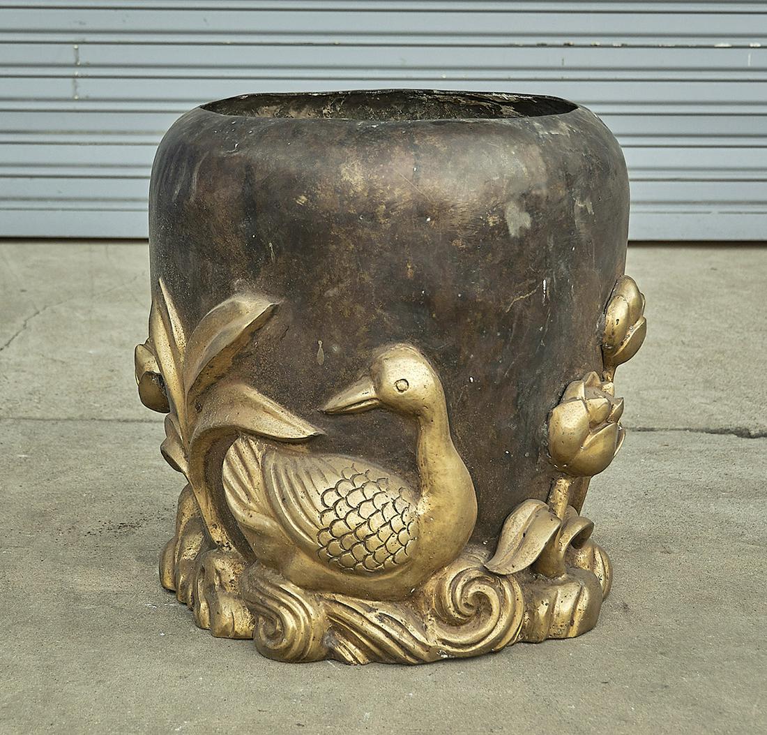 Chinese Bronze Jardiniere (1 of 3)