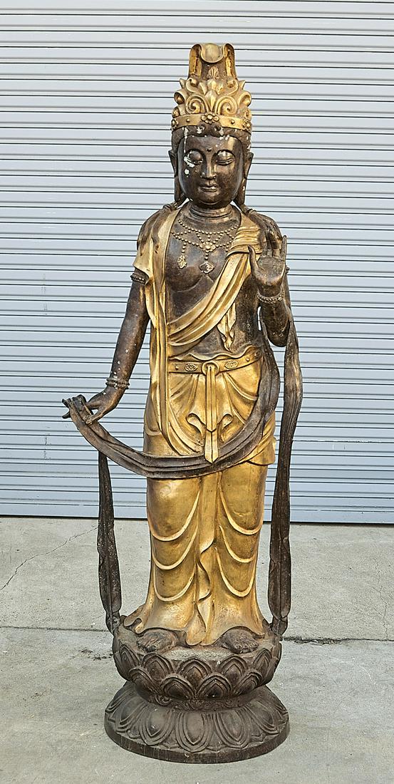 Chinese Bronze Guanyin (1 of 3)