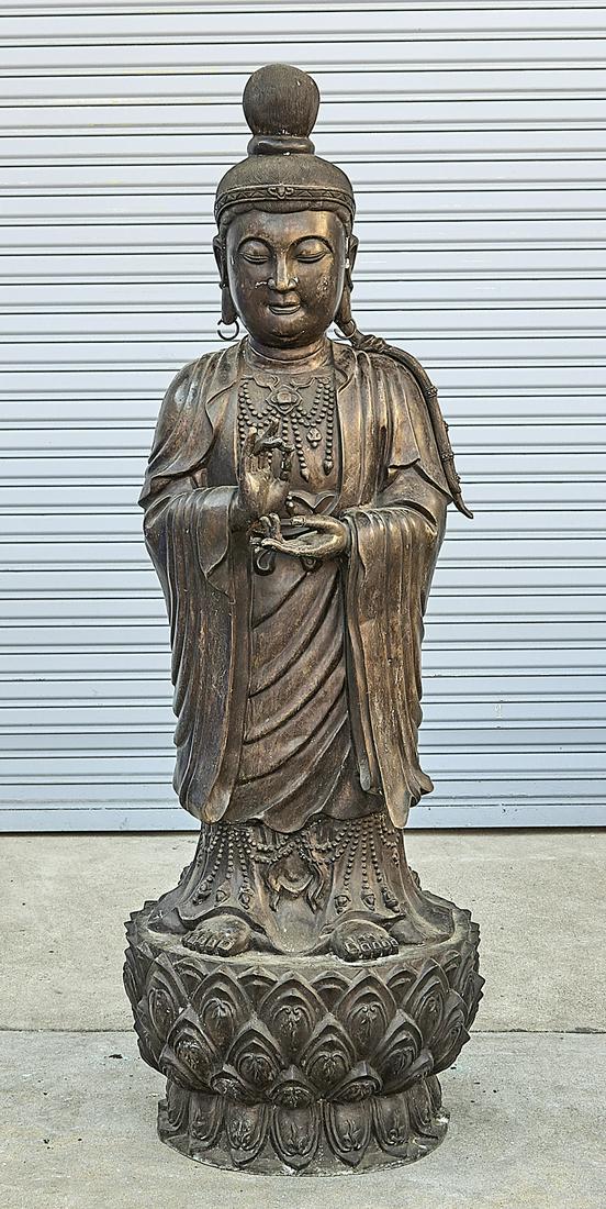 Chinese Bronze Buddha (1 of 2)