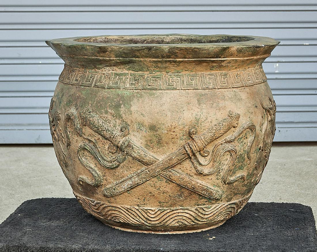 Chinese Bronze Jardiniere (1 of 3)