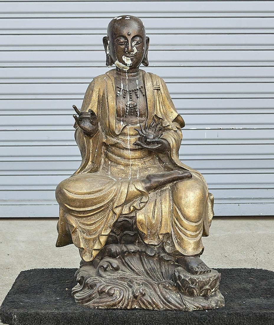 Chinese Bronze Buddhist Figure (1 of 3)