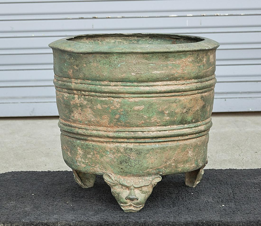 Chinese Archaistic Bronze Tripod Censer (1 of 2)
