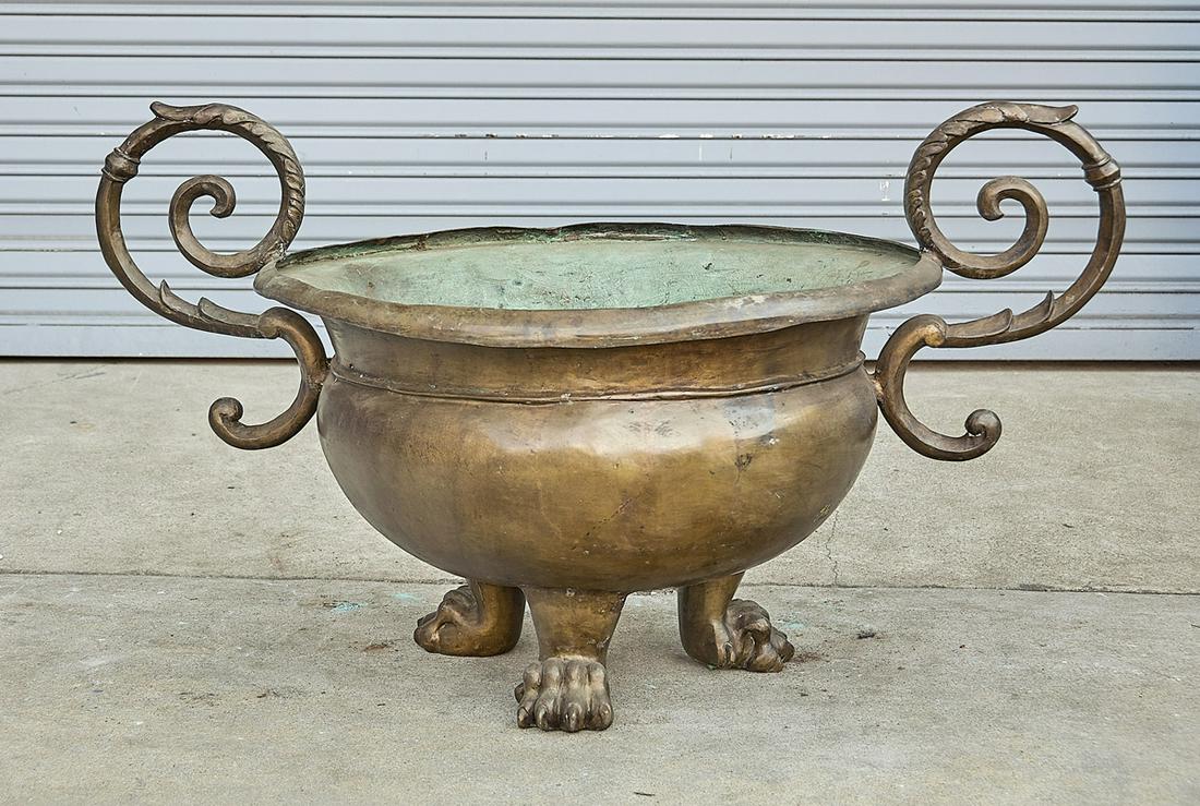 Large Bronze Tripod Vessel (1 of 2)