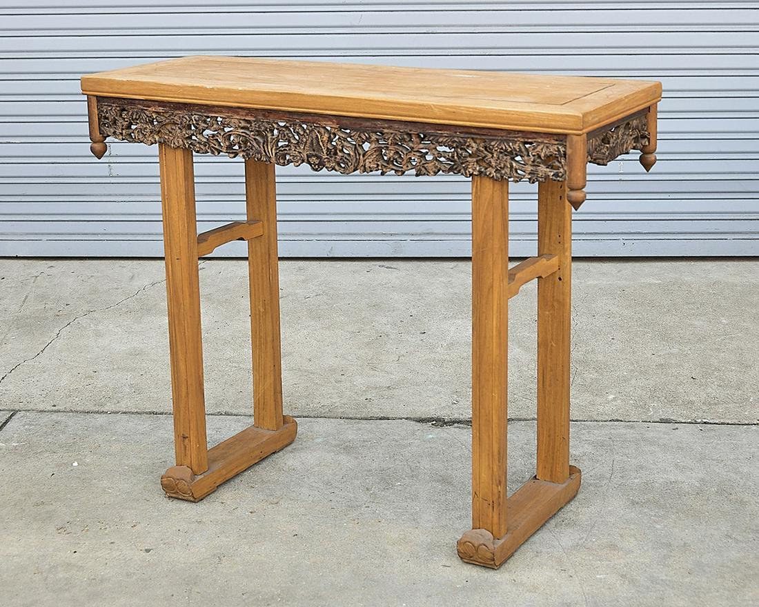 Chinese Wood Altar Table (1 of 2)