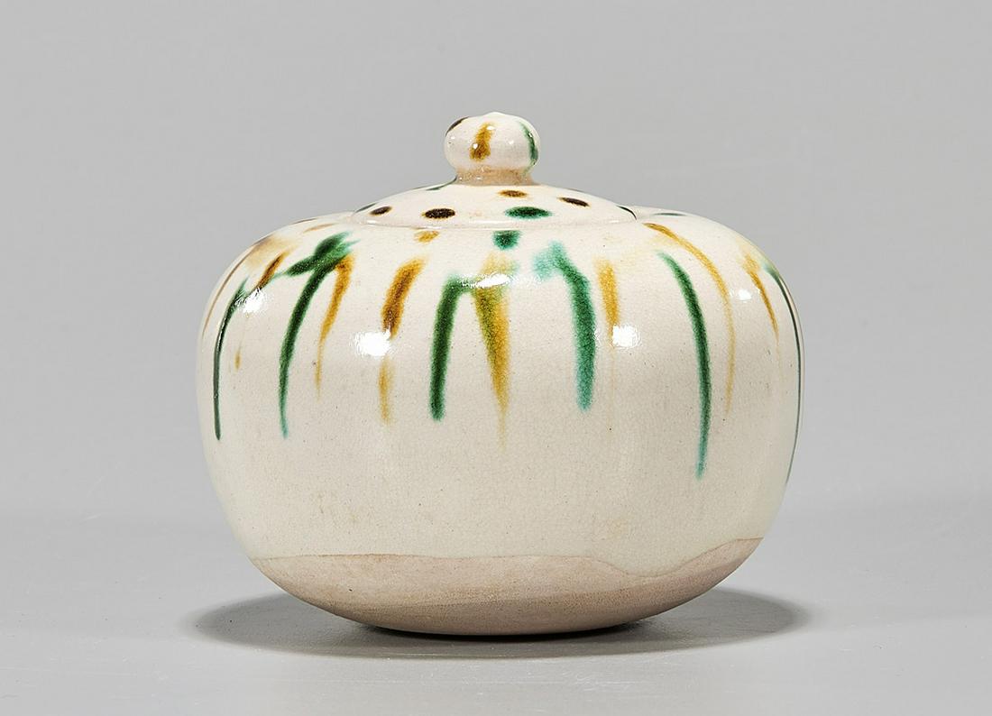 Chinese Sancai-Style Covered Ginger Jar (1 of 4)