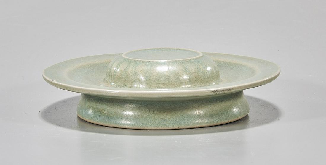 Chinese Celadon Glazed Porcelain Cup Stand (1 of 4)