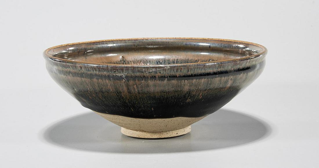 Chinese Brown Glazed Ceramic Bowl (1 of 3)