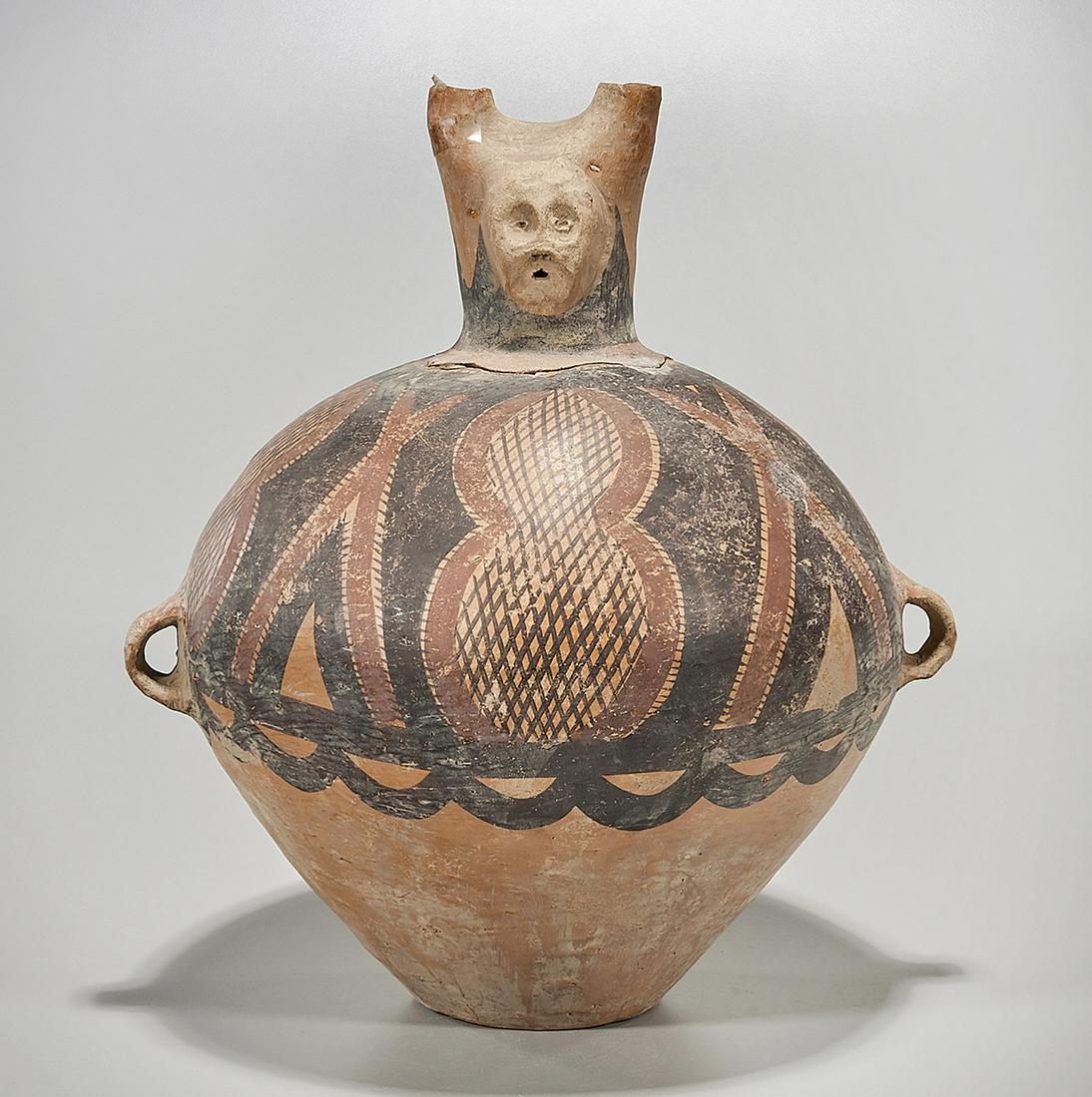 Chinese Neolithic-Style Pottery Vessel (1 of 5)