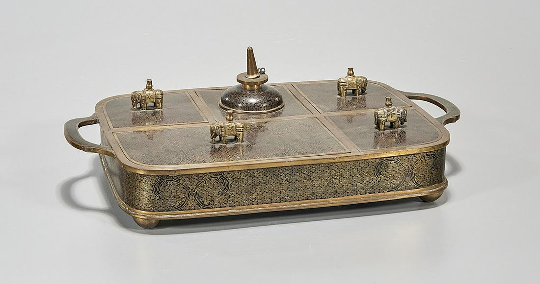 Asian Cloisonne Serving Set (1 of 3)