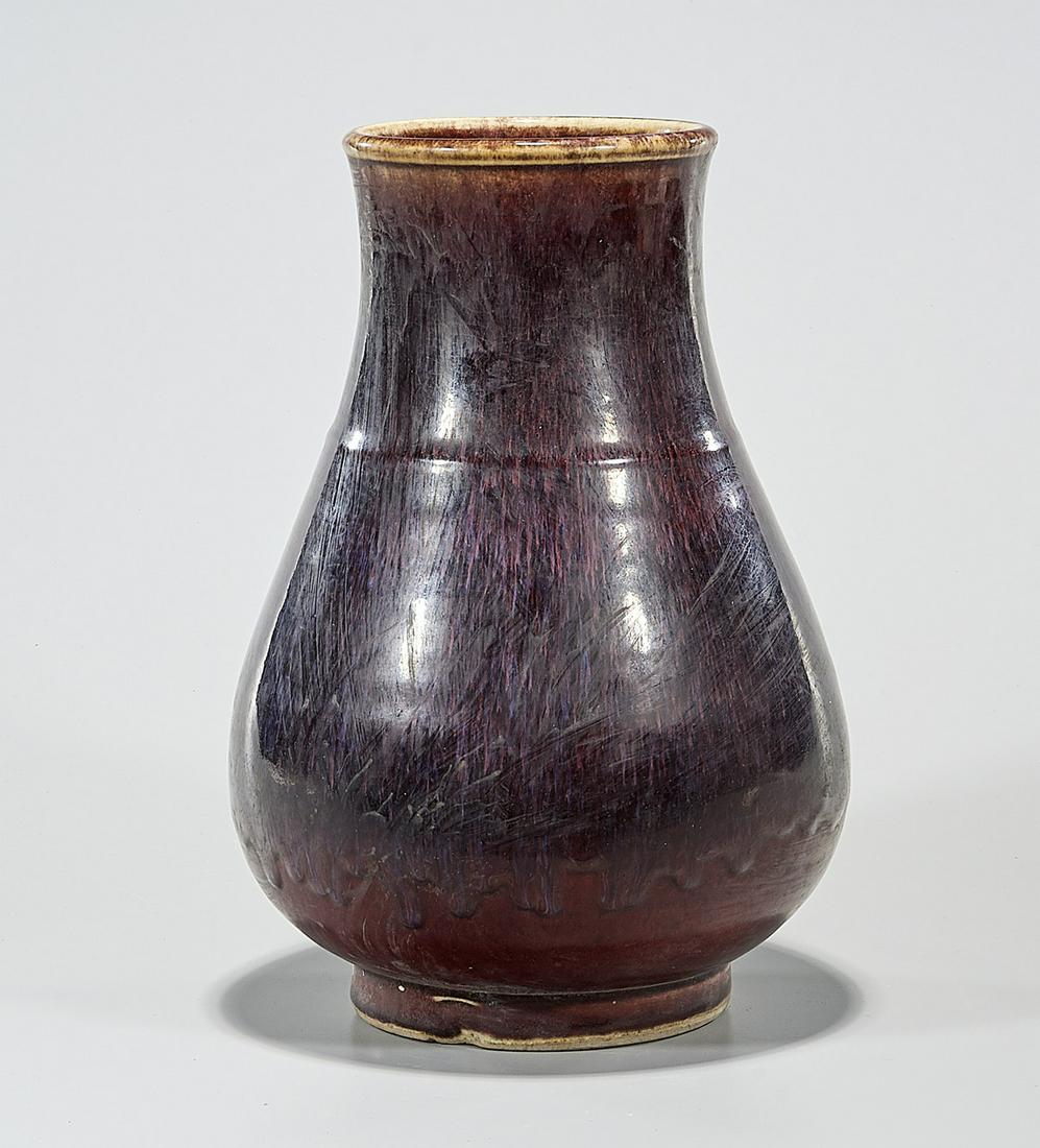 Chinese Brown Glazed Porcelain Vase (1 of 4)