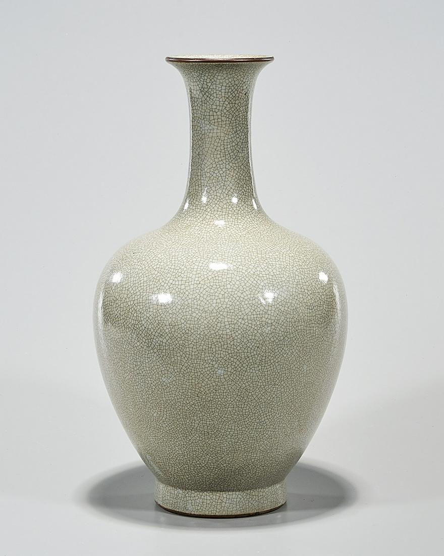 Chinese Crackle Glazed Porcelain Vase (1 of 5)