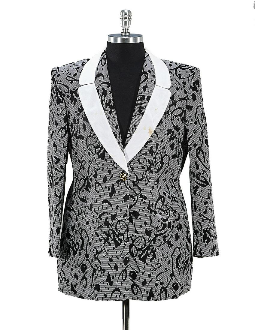 Group of Three Escada Margaretha Ley Women's Evening: Three women's evening jackets by Escada, Margaretha Ley; including a black paisley- Shoulder: 17", Chest: 19", Waist: 17", Hips: 20", Length (underarm to hem): 19", Sleeve (center back of neck to hem)