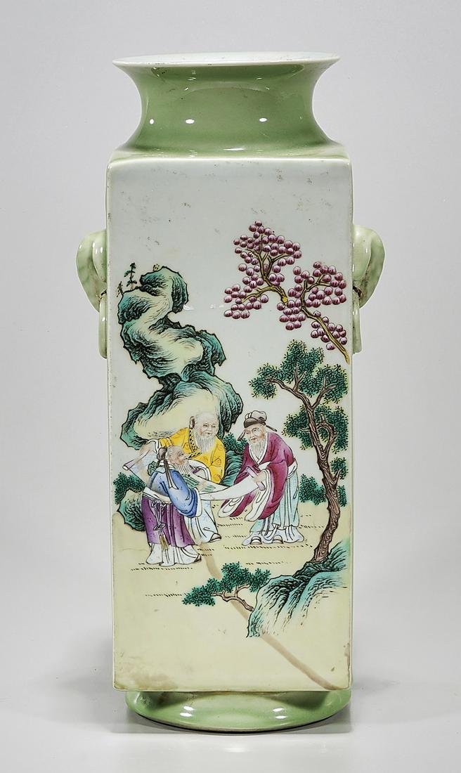Chinese Enameled Porcelain Vase (1 of 7)