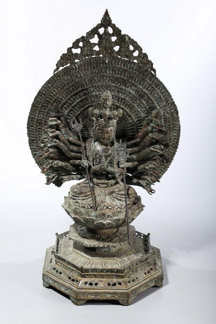 Chinese Bronze Thousand-Arm Buddha (1 of 6)