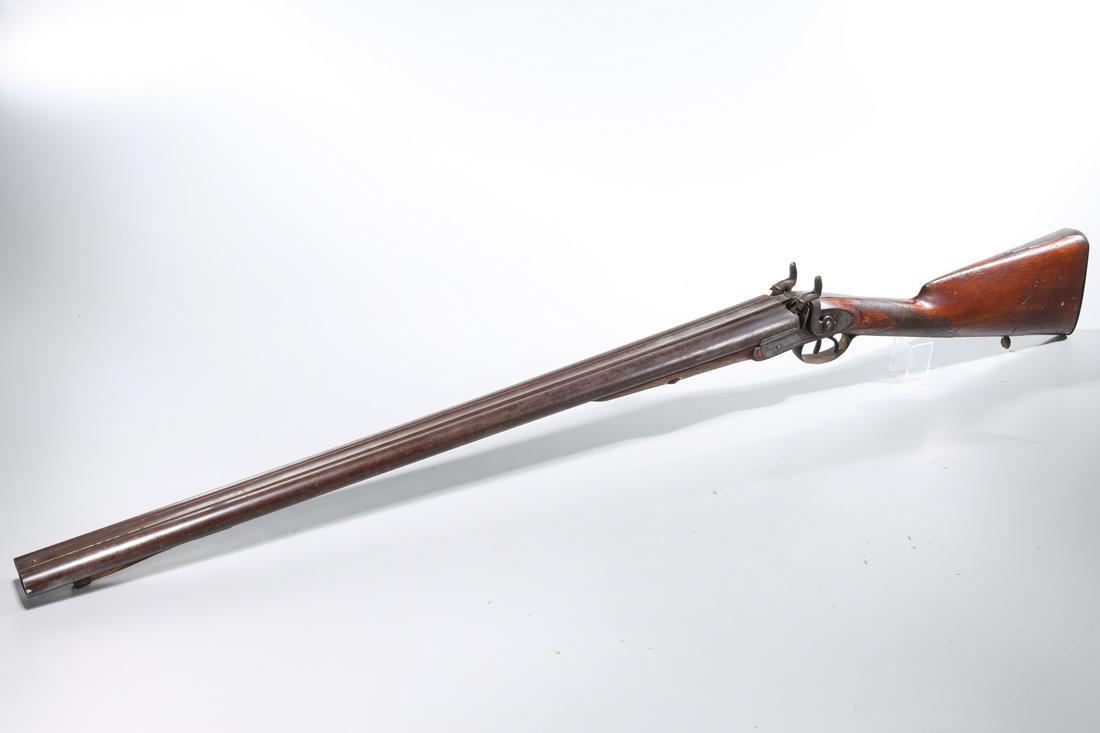 Antique English Damascus Barrel Shotgun (1 of 11)