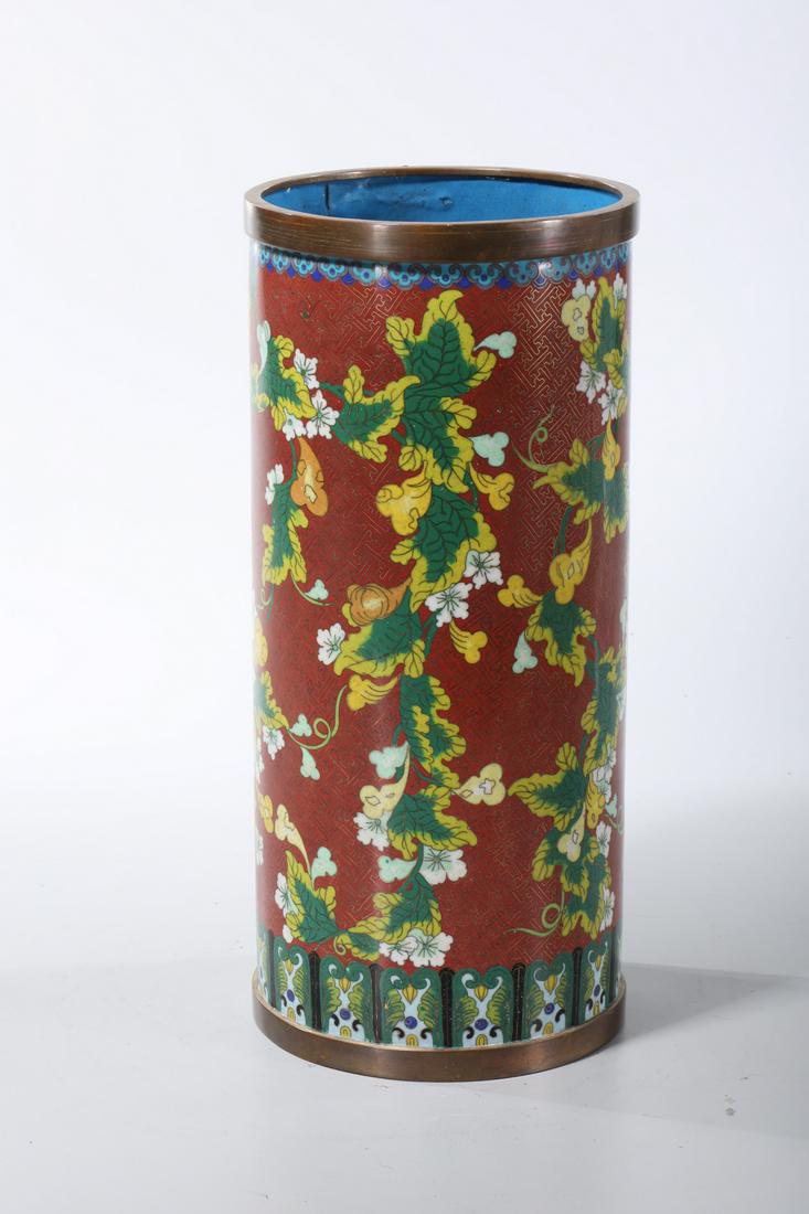 Chinese Cloisonne Enamel Hat Stand (1 of 4)