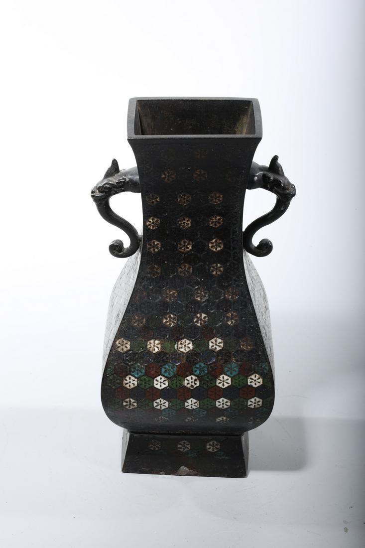 Antique Japanese Champleve Vase (1 of 5)