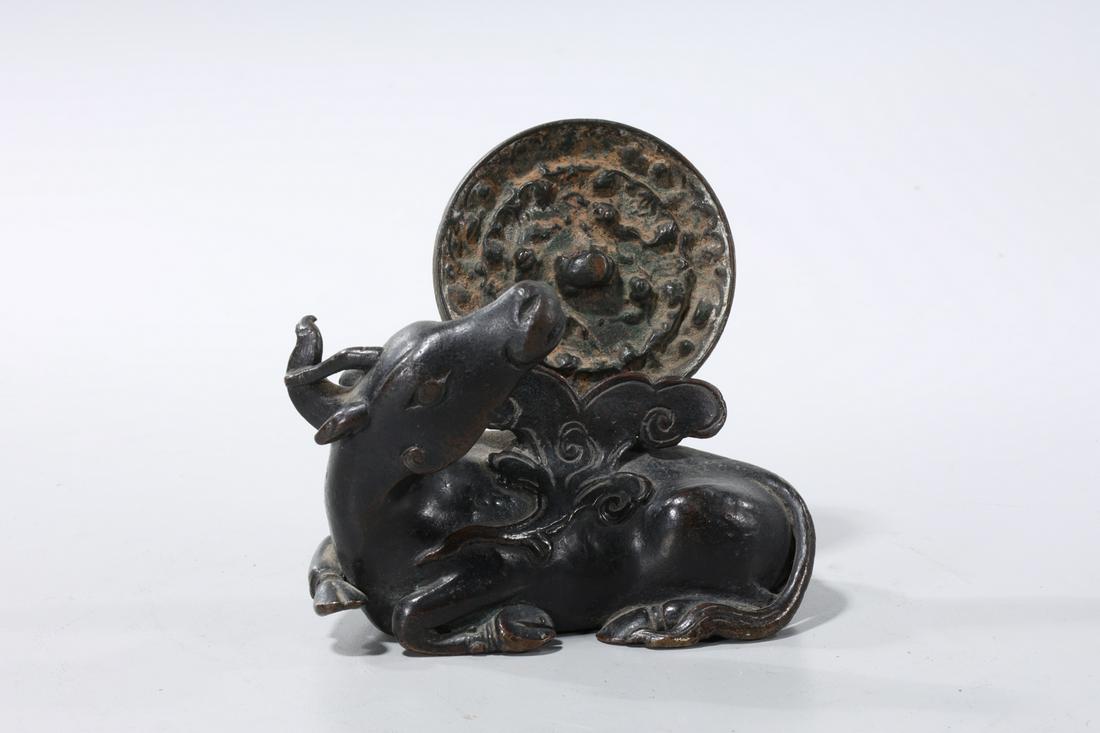 Antique Chinese Bronze Qilin (1 of 3)