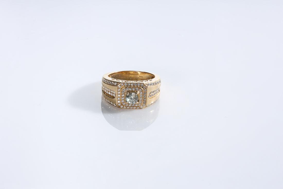 14K Yellow Gold and Diamond Ring (1 of 2)