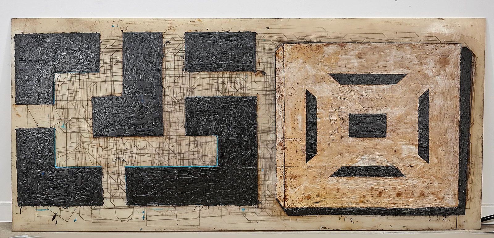 Contemporary Mixed-Media Painting (1 of 4)