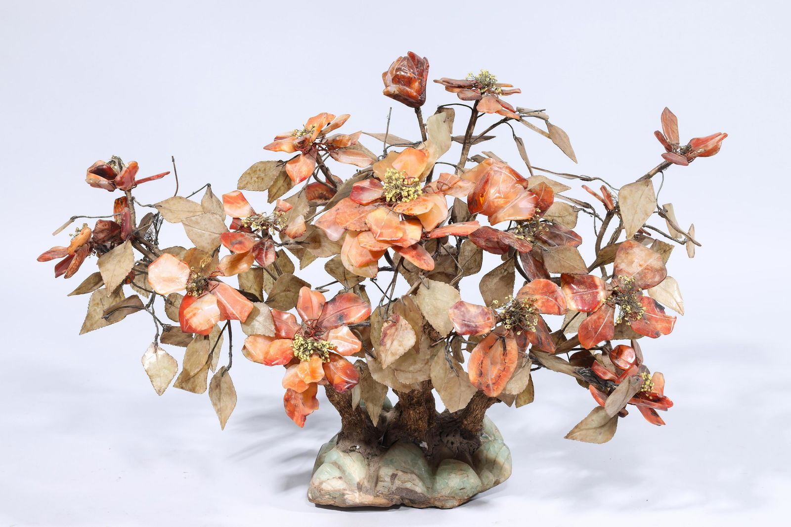 Large & Elaborate Chinese Hardstone Tree (1 of 7)