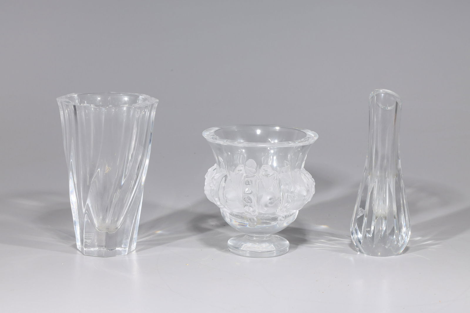 Lot of Three Small Glass Vases (1 of 9)