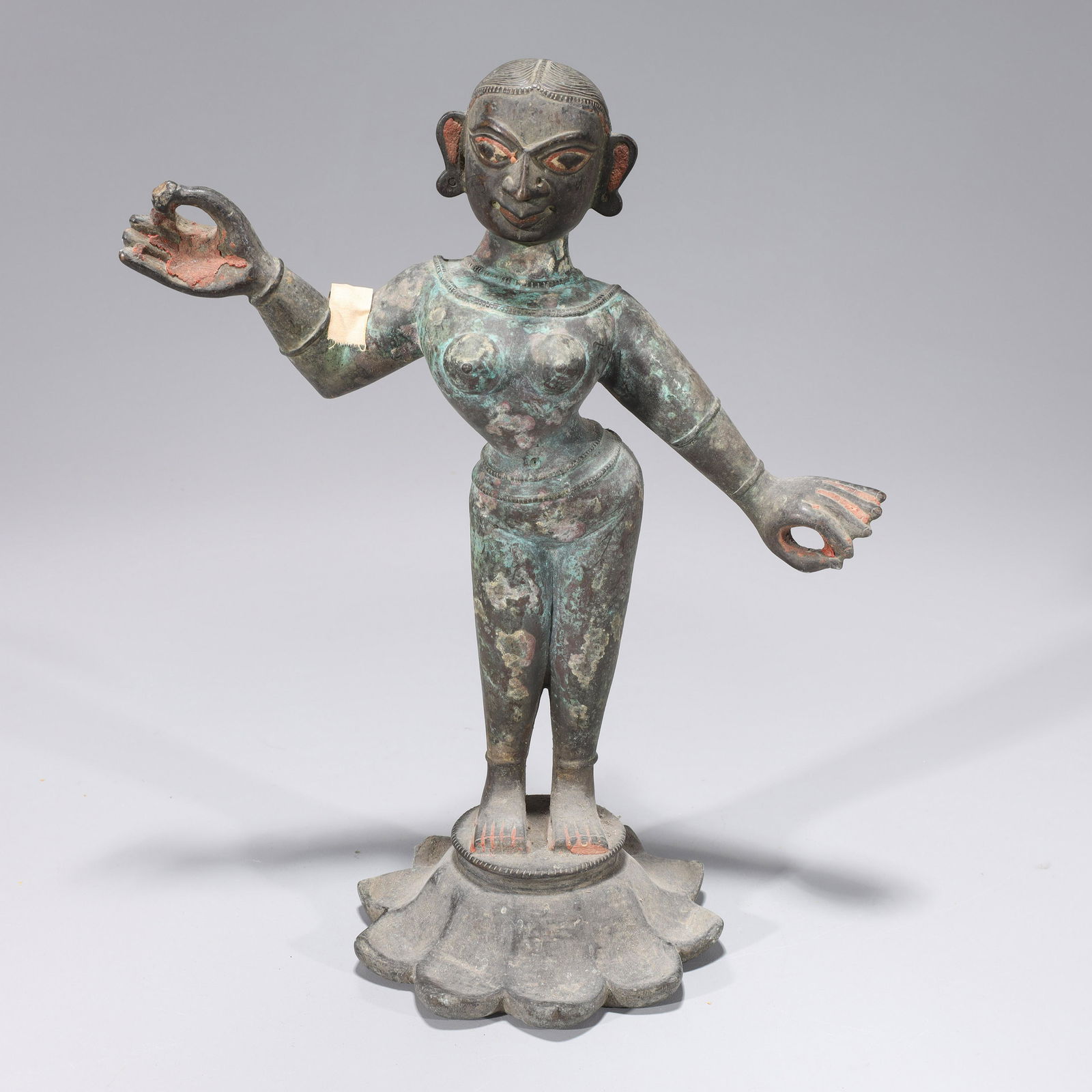 Antique Indian Bronze Standing Deity (1 of 9)