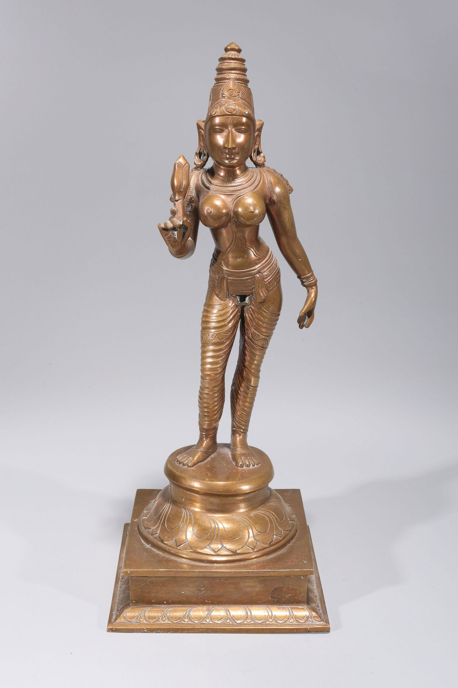Indian Bronze Standing Deity (1 of 7)