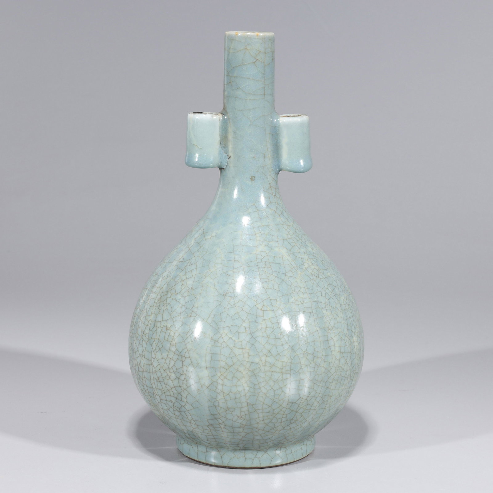 Chinese Celadon Crackle Glazed Vase (1 of 7)
