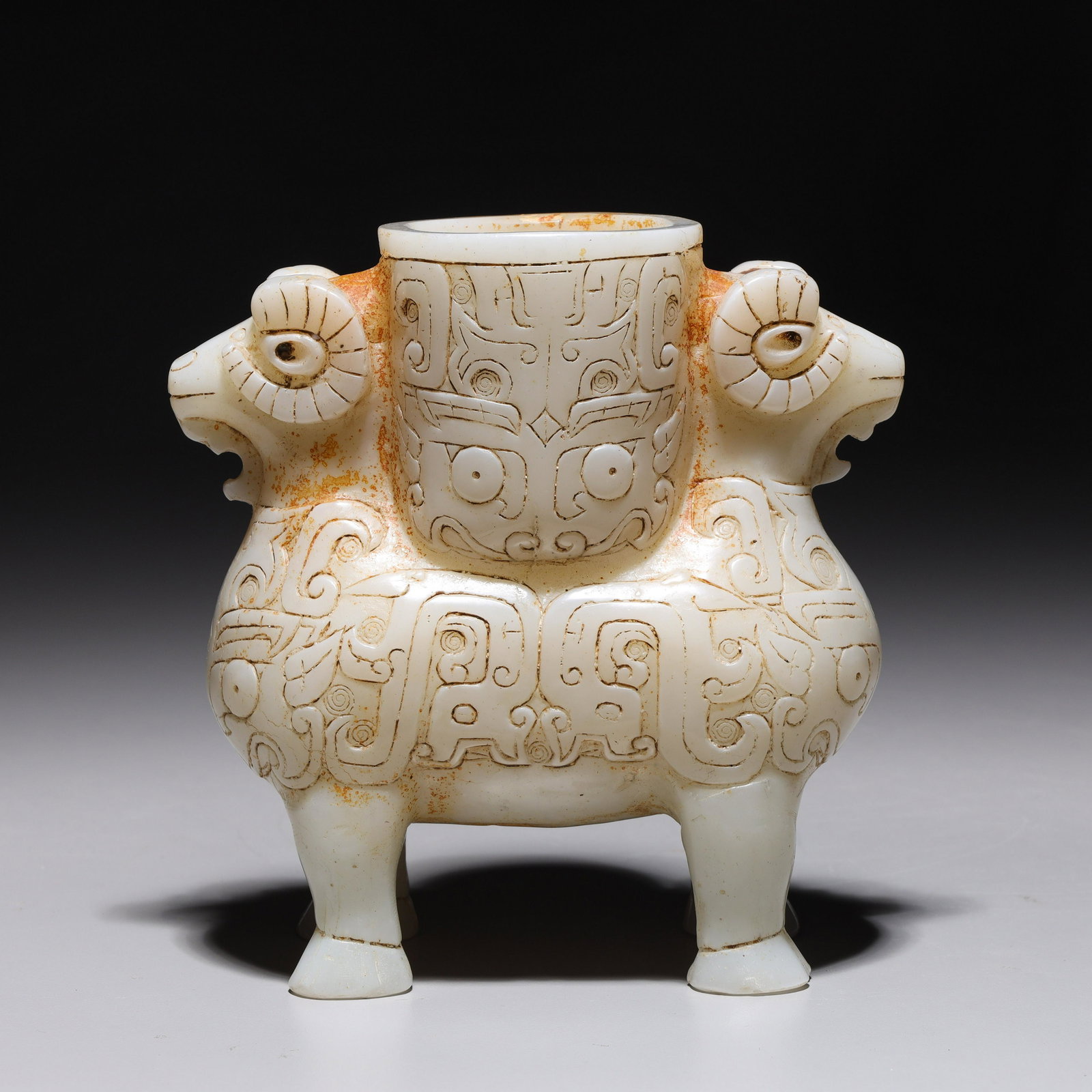 Chinese Archaistic Hardstone Vessel (1 of 7)