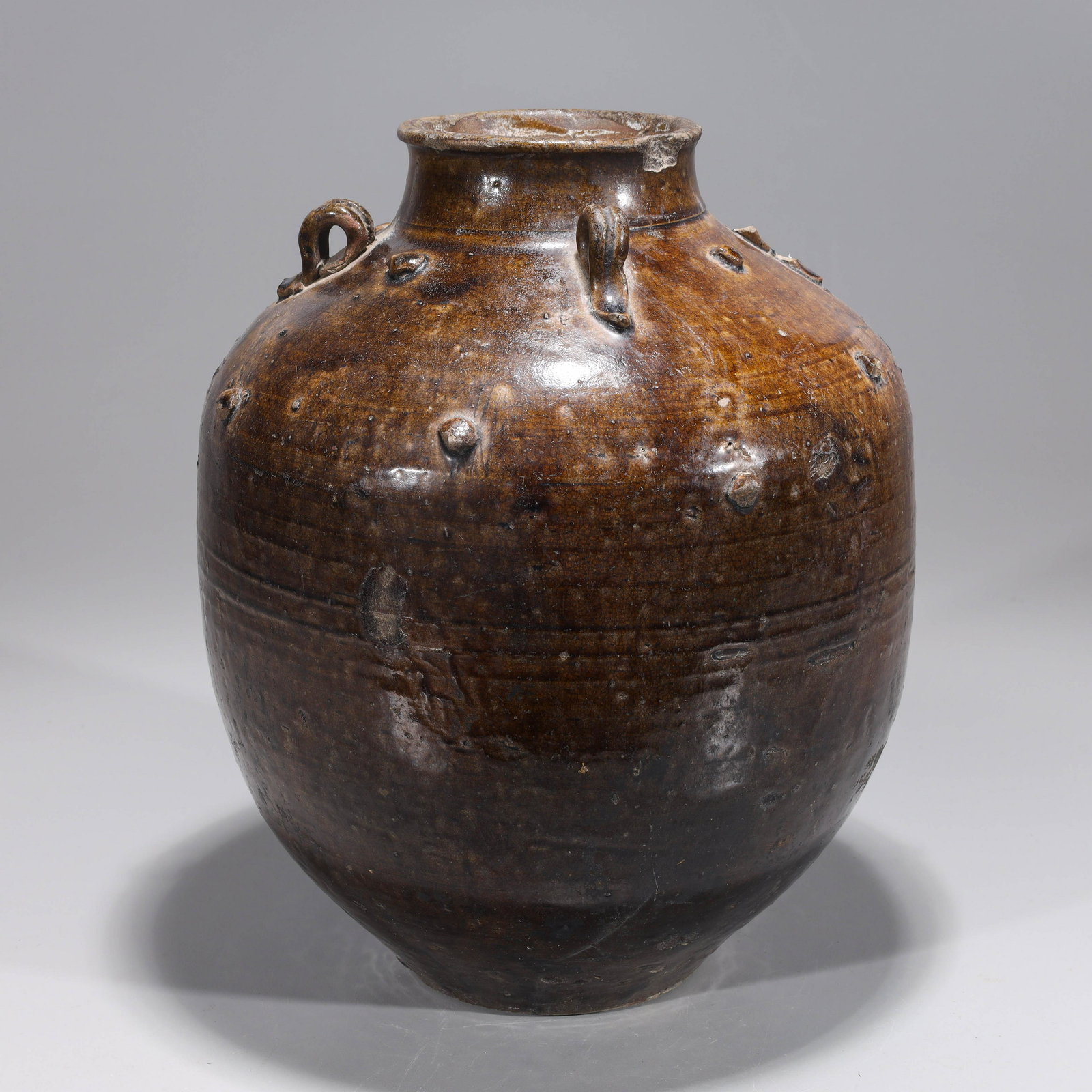 Large Antique Chinese Ceramic Jug (1 of 6)