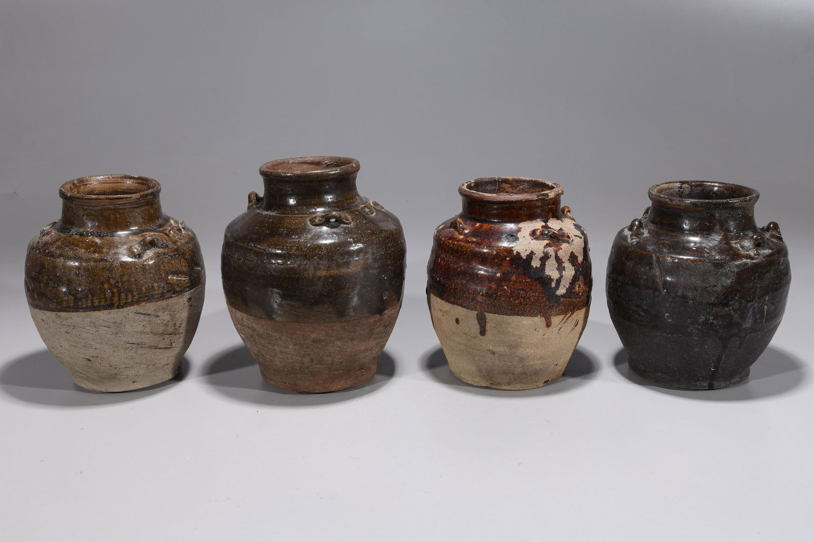 Group of Four Antique Chinese Ceramic Jars (1 of 7)