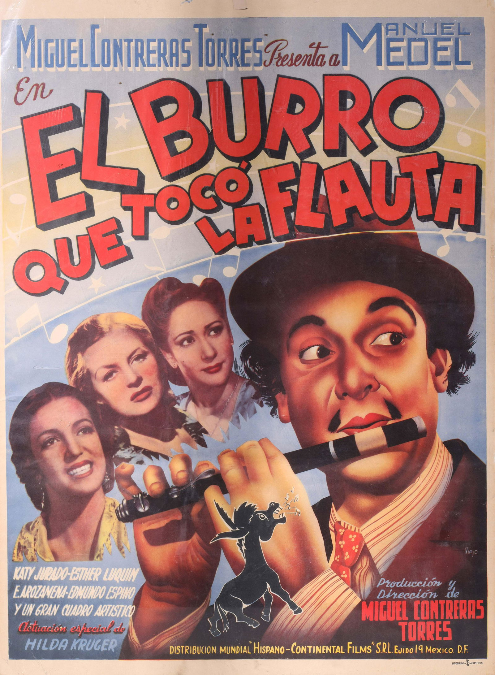 El Burro Que Toco La Flauta Movie Poster (1 of 5)