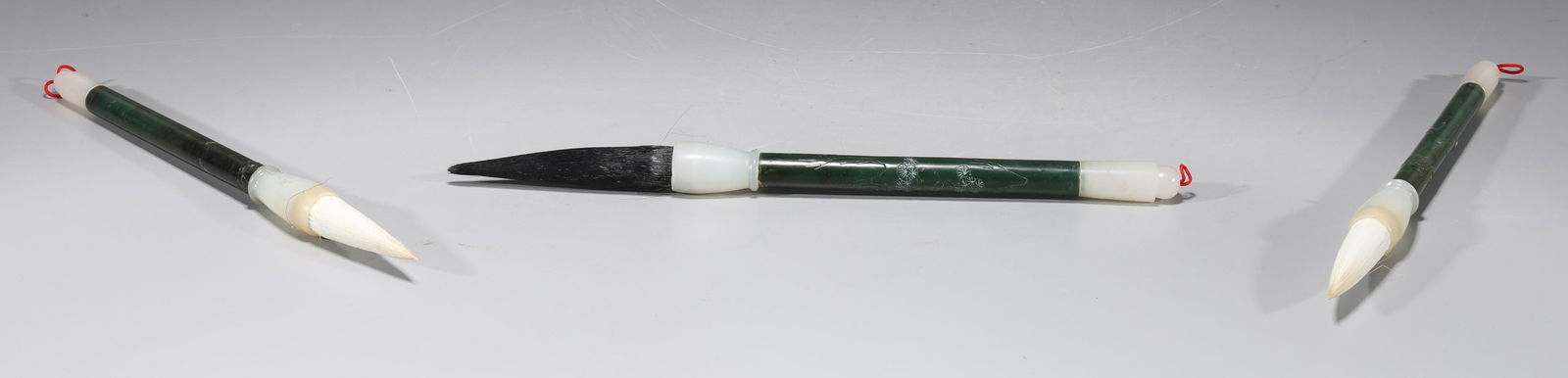 Three Chinese Jade Paint Brushes (1 of 6)