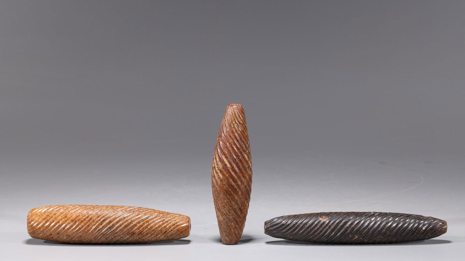 Group of Five Chinese Archaistic Hardstone Carvings (1 of 7)