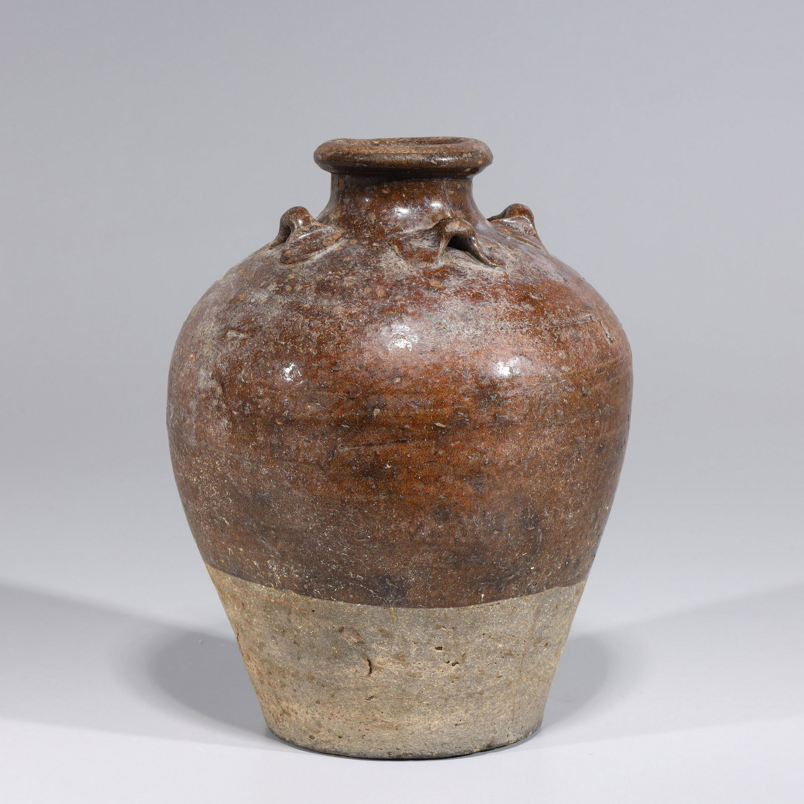 Antique Spanish Ceramic Glazed Jug (1 of 6)