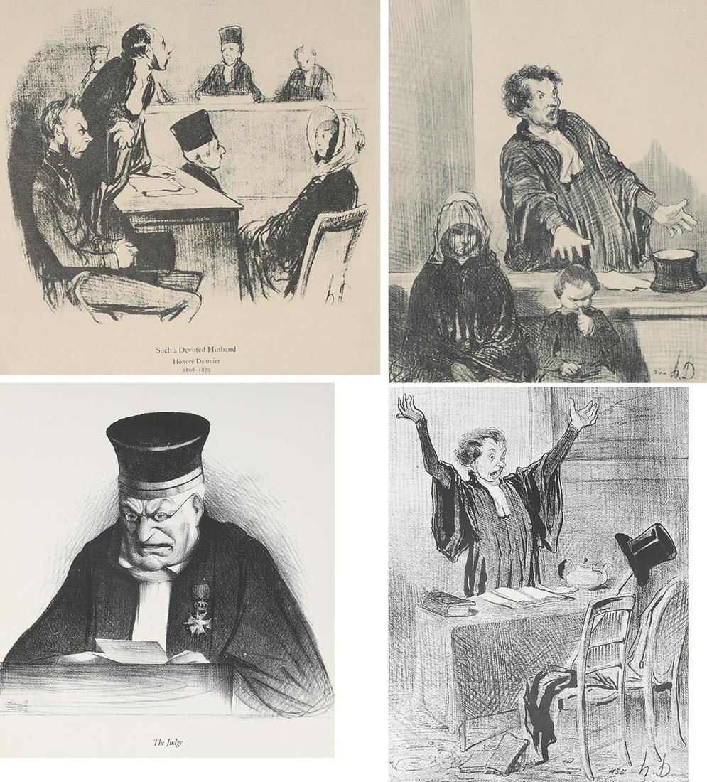 Group of Prints by Honore Daumier (1 of 9)