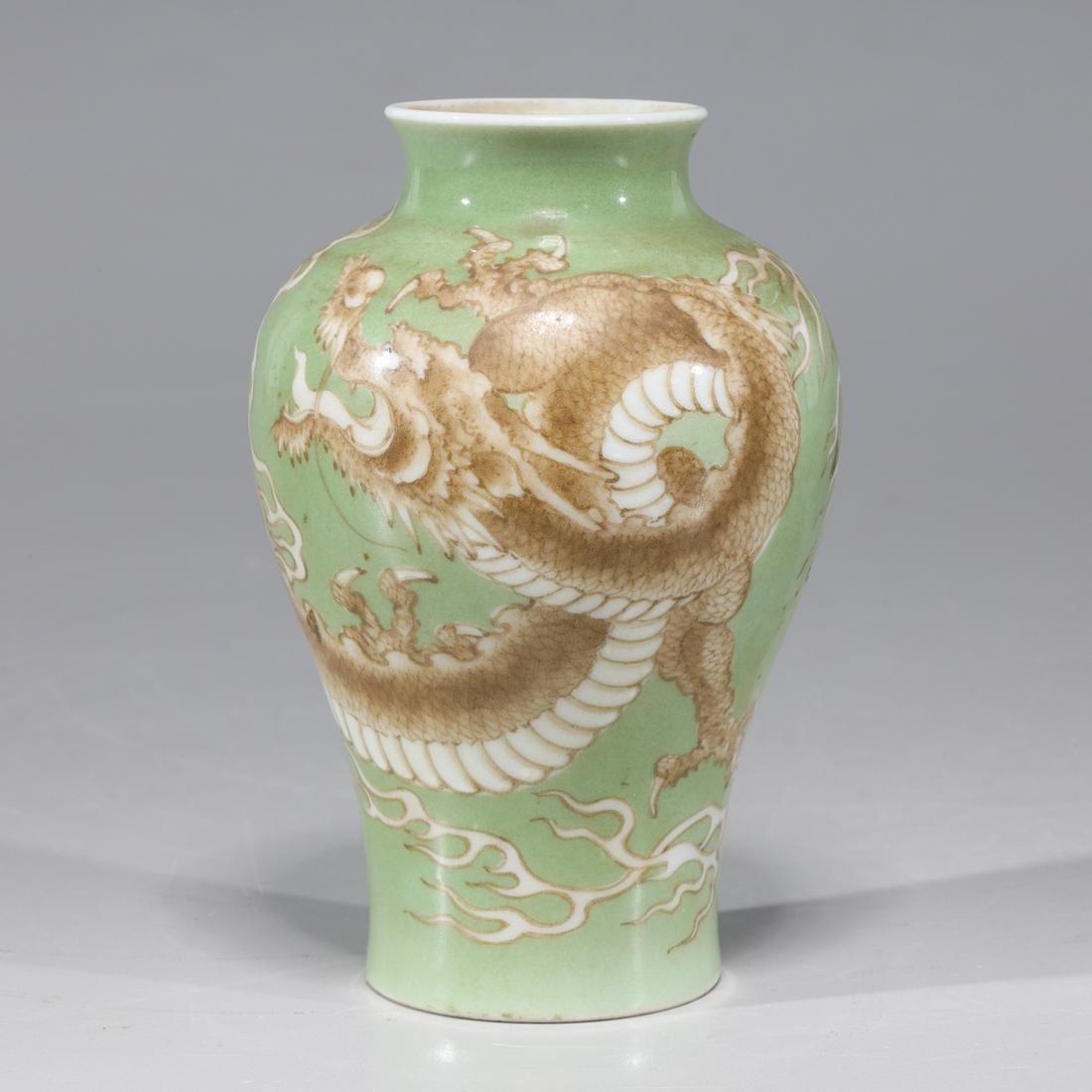 Antique Japanese Porcelain Dragon Vase (1 of 6)