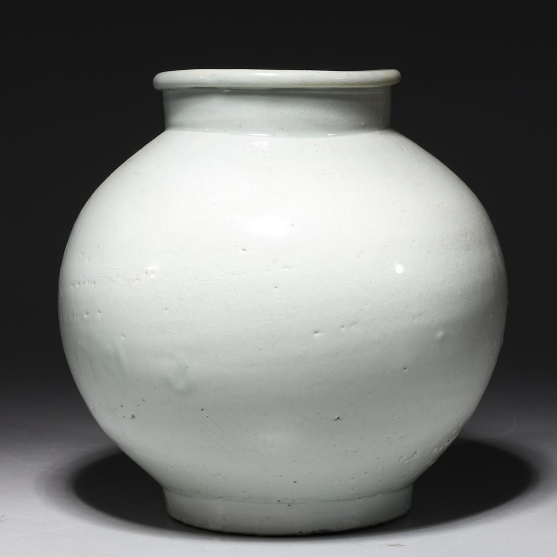 Korean White Porcelain Vase (1 of 6)