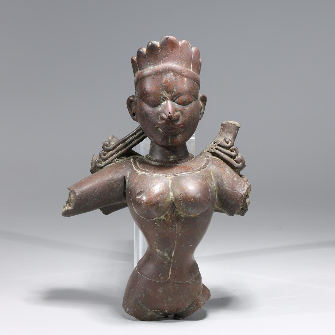 Antique Indian Bronze Deity (1 of 8)
