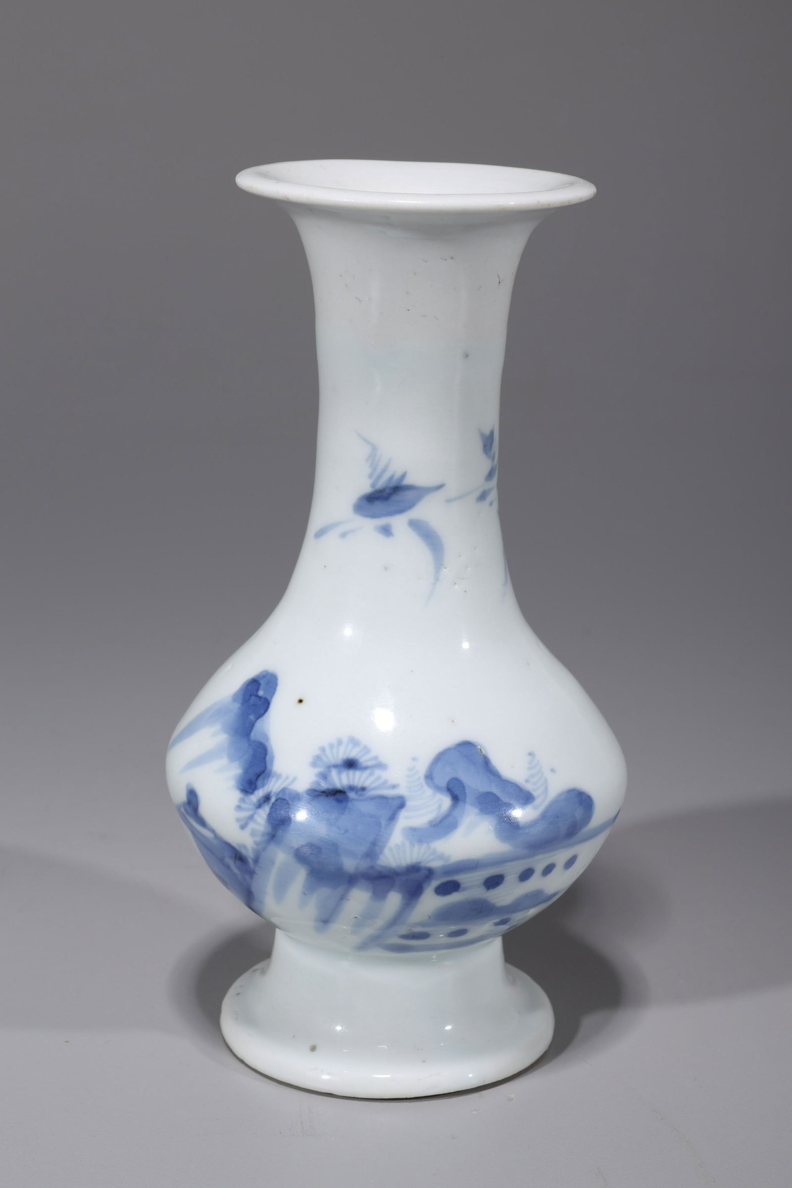 Korean Blue and White Porcelain Vase (1 of 6)