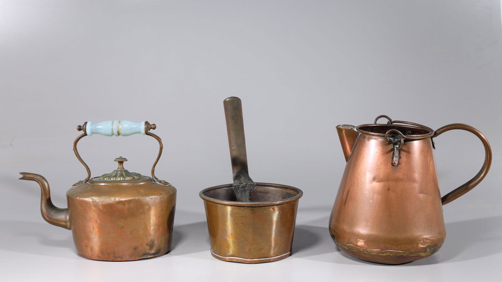 Three Antique Copper Objects (1 of 9)