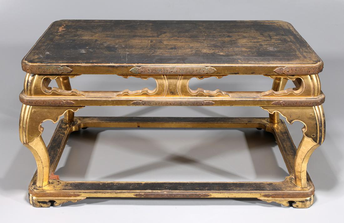 Antique Japanese Gilt Wood Stand (1 of 8)