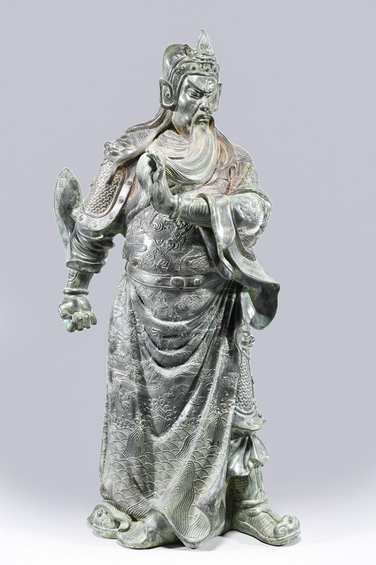 Chinese Bronze Metal Statue (1 of 10)